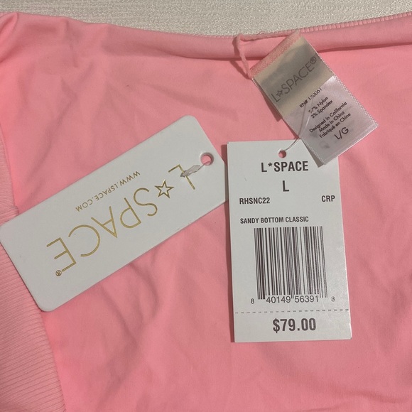 L*SPACE Women's SANDY BOTTOM CLASSIC Ribbed Bikini Bottom - Picture 3 of 3